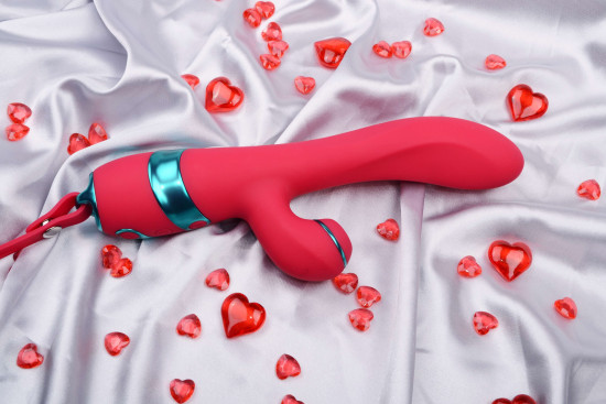 Tlačni vibrator Adore Magenta G Touch (22,8 cm)