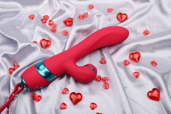 Tlačni vibrator Adore Magenta G Touch (22,8 cm)