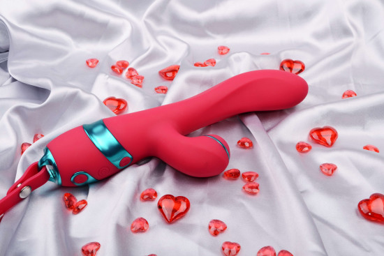 Tlačni vibrator Adore Magenta G Touch (22,8 cm)