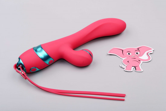 Tlačni vibrator Adore Magenta G Touch (22,8 cm)