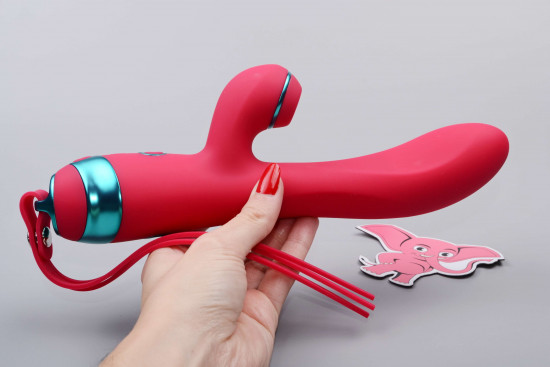 Tlačni vibrator Adore Magenta G Touch (22,8 cm)