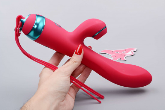 Tlačni vibrator Adore Magenta G Touch (22,8 cm)