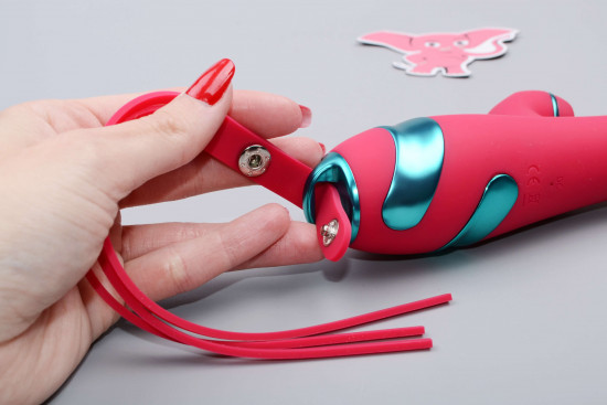 Tlačni vibrator Adore Magenta G Touch (22,8 cm)