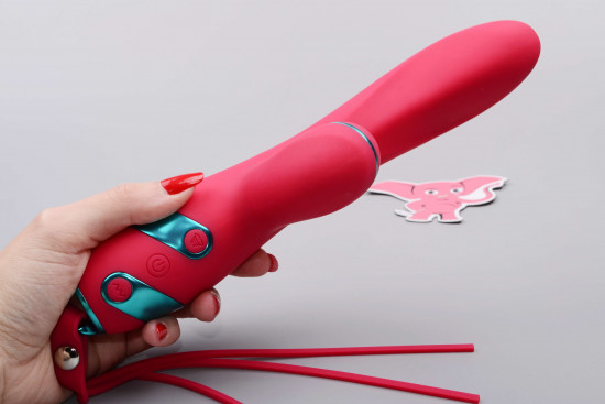 Tlačni vibrator Adore Magenta G Touch (22,8 cm)
