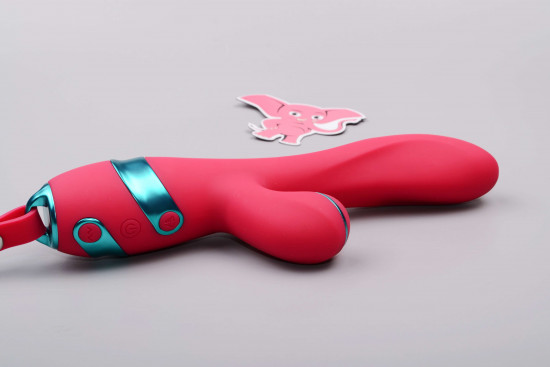 Tlačni vibrator Adore Magenta G Touch (22,8 cm)