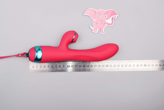 Tlačni vibrator Adore Magenta G Touch (22,8 cm)