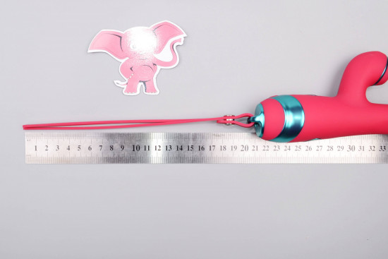 Tlačni vibrator Adore Magenta G Touch (22,8 cm)