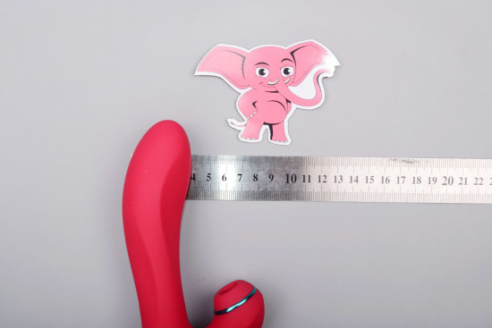 Tlačni vibrator Adore Magenta G Touch (22,8 cm)