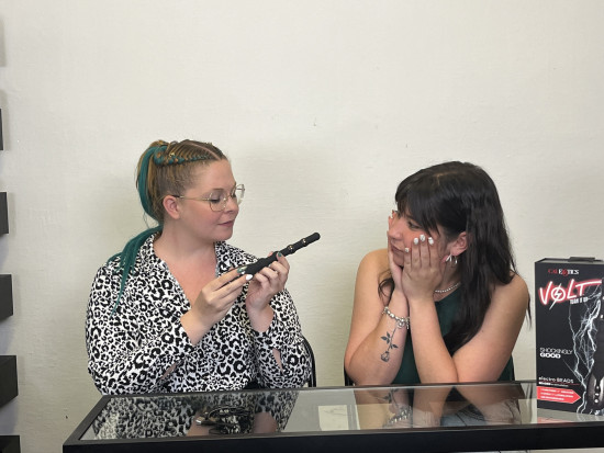 Električne analne kroglice Thunderbolt (23,5 cm)