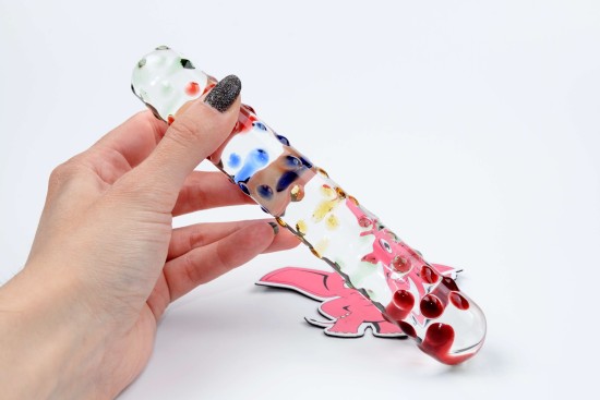 Stekleni dildo Wanderlust Me (17 cm)