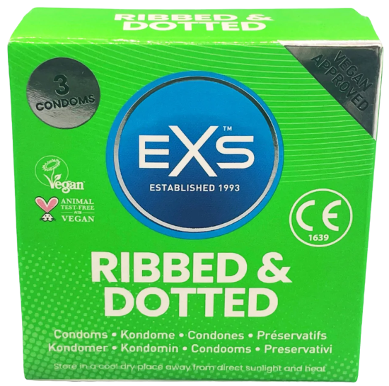 EXS Ribbed and Dotted, 144 pcs