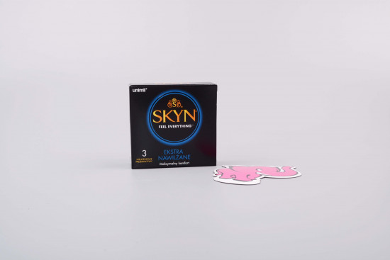 SKYN Extra Lube - kondomi brez lateksa (3 kosi)
