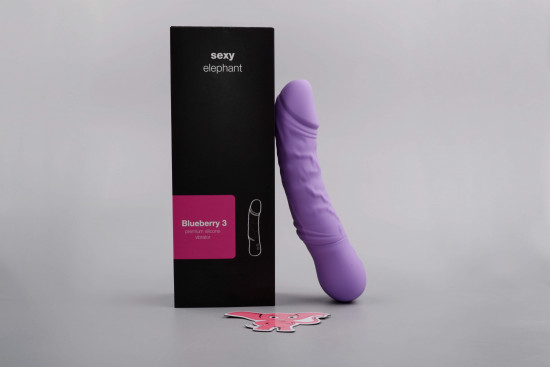 Silikonski vibrator Blueberry® III Next Gen (21,5 cm)