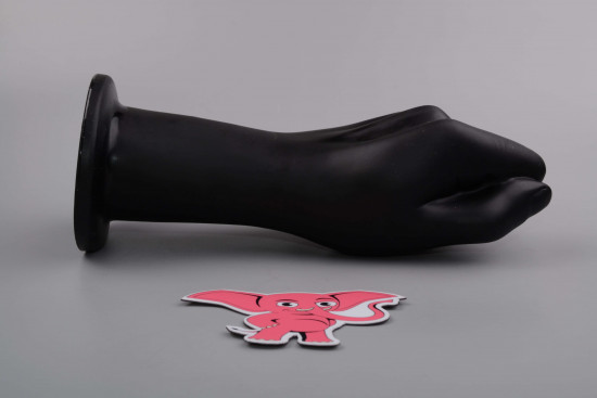 XXL Dildo za fisting s priseskom (24 cm)