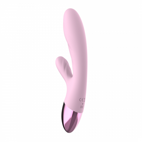 Grelni vibrator z izboklino za klitoris Lissy (20,5 cm)