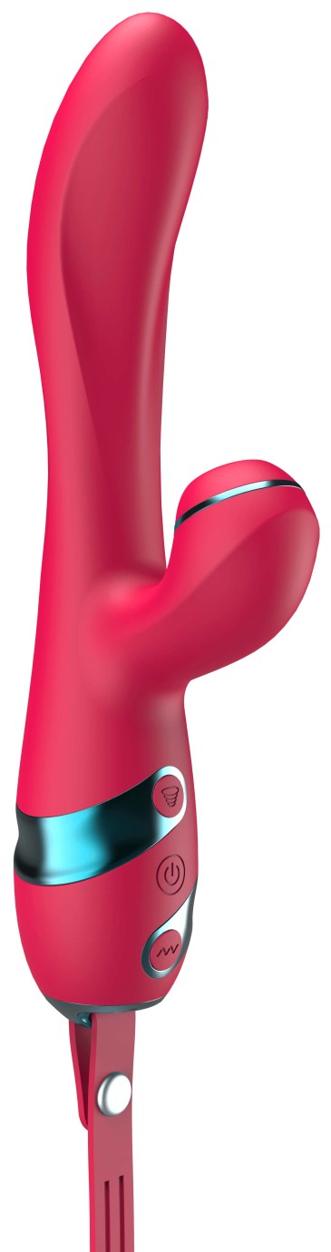 Tlačni vibrator Adore Magenta G Touch (22,8 cm)