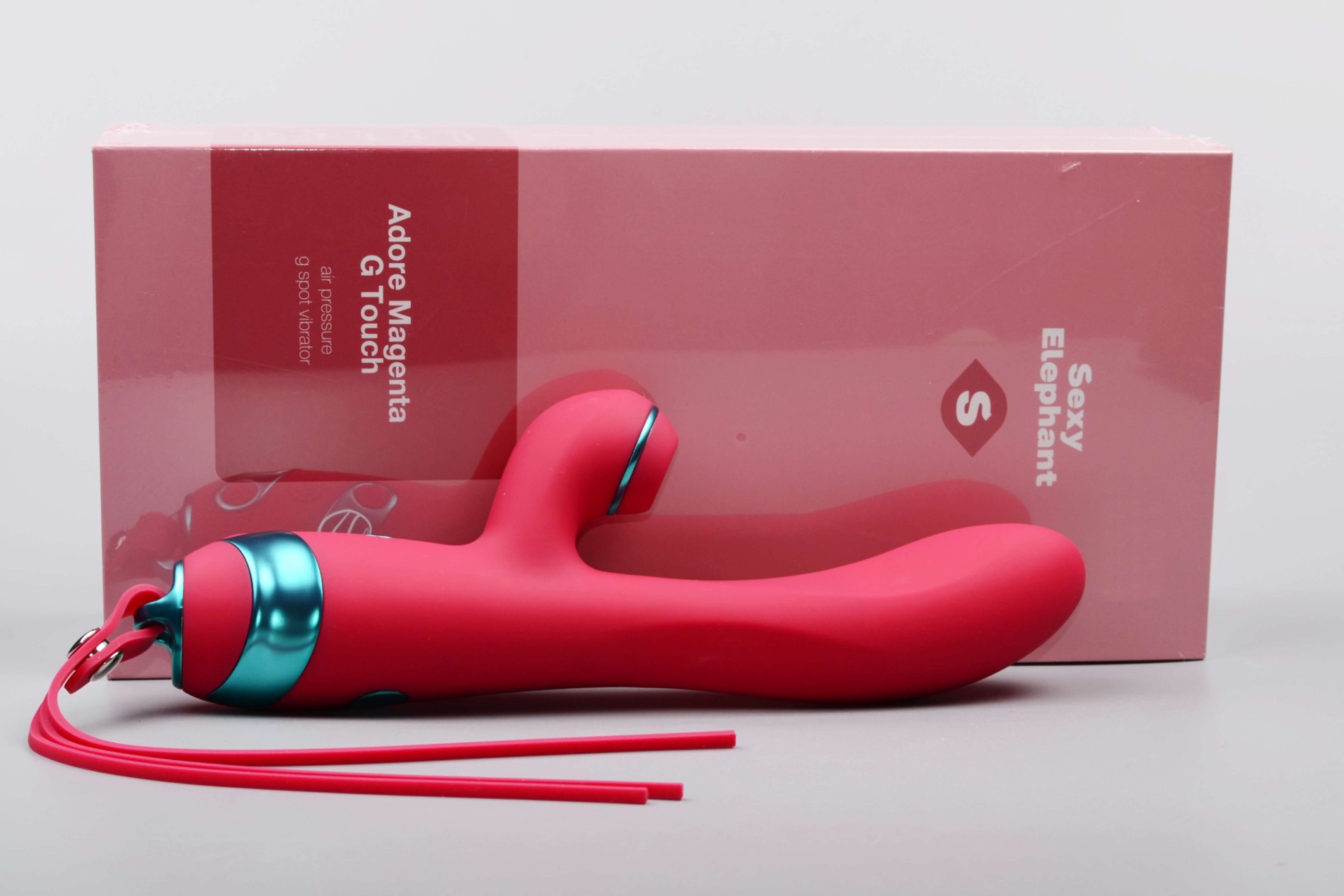 Tlačni vibrator Adore Magenta G Touch (22,8 cm)