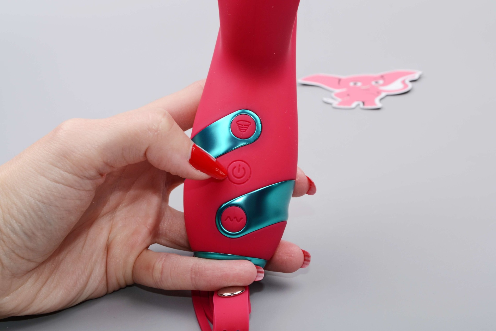 Adore Magenta Tlačni vibrator G Touch (22,8 cm), zaponka