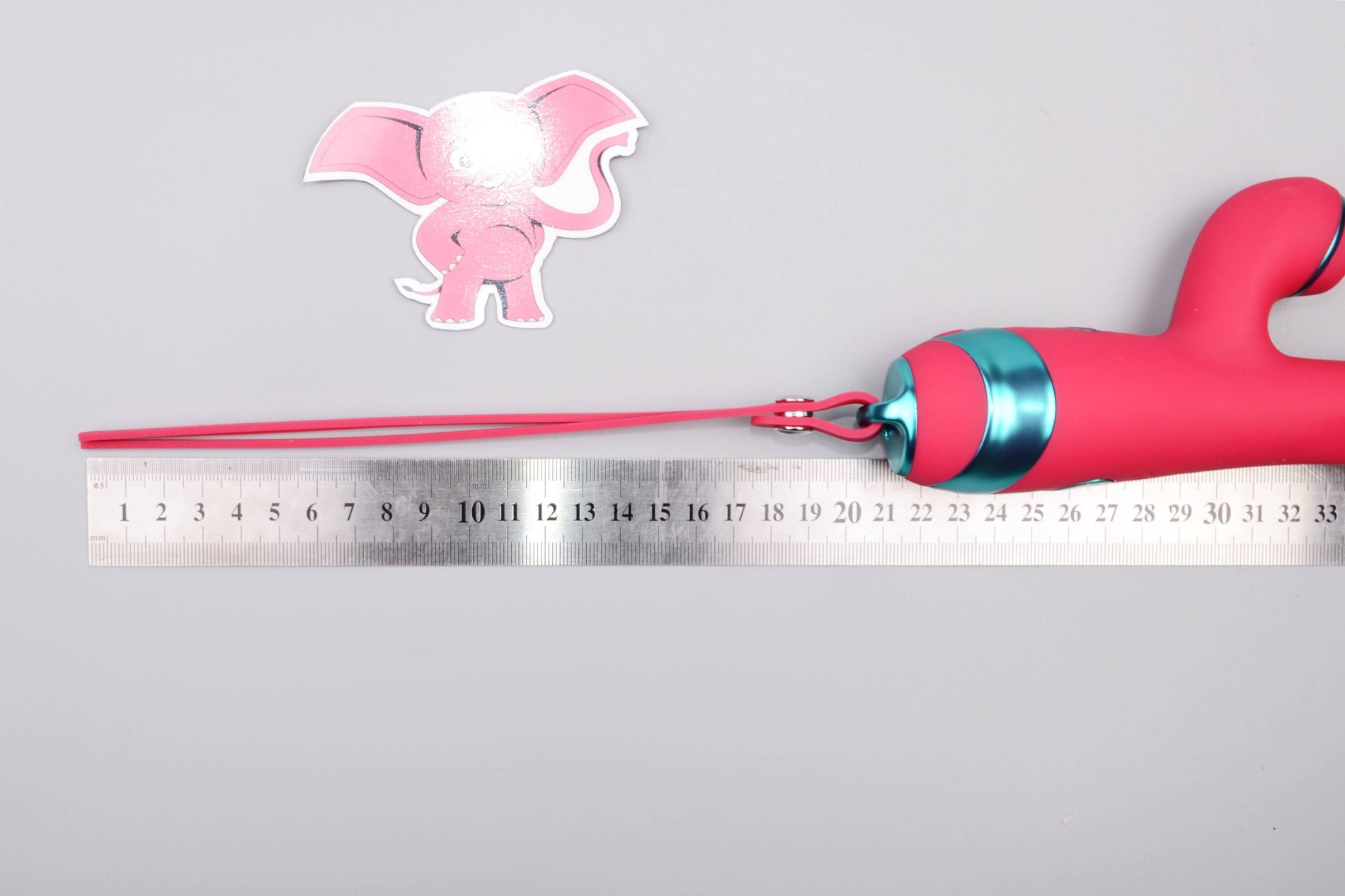 Tlačni vibrator Adore Magenta G Touch (22,8 cm), dimenzije