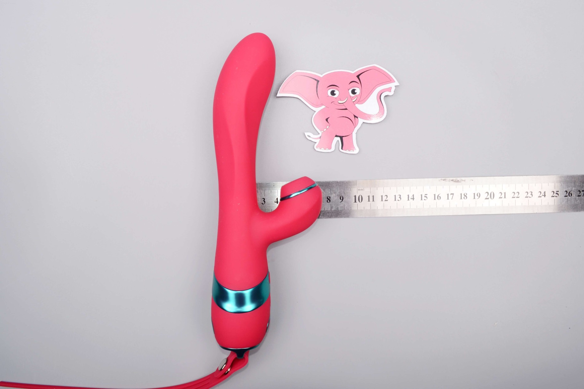 Tlačni vibrator Adore Magenta G Touch (22,8 cm), dimenzije