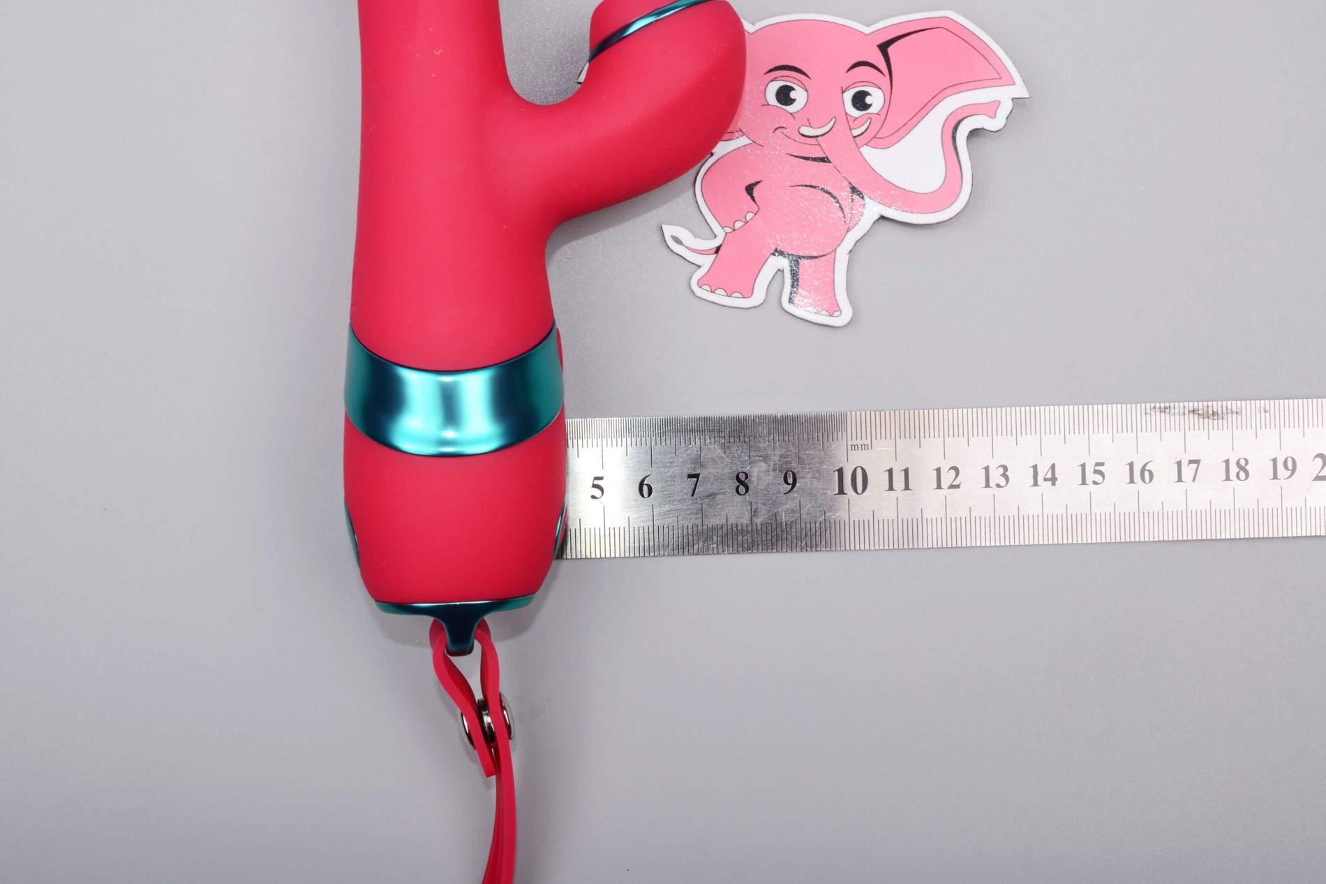 Tlačni vibrator Adore Magenta G Touch (22,8 cm), dimenzije