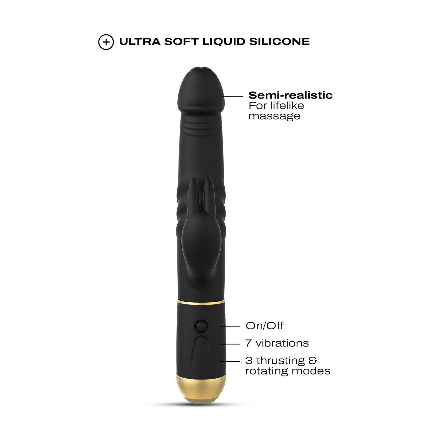 Furious Rabbit 2.0 vibrator s kroglicami (27 cm)