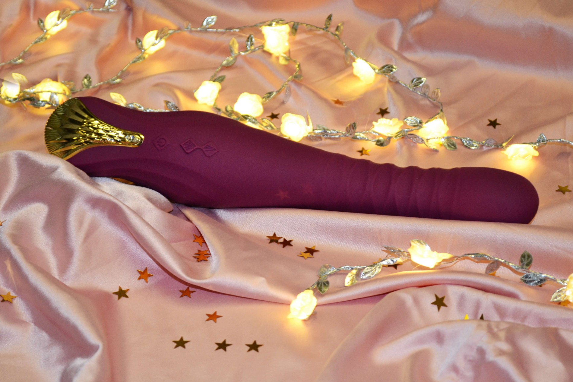 Zalo King vibrator z mobilno aplikacijo (30 cm) + darilo Naravni gel 15 ml