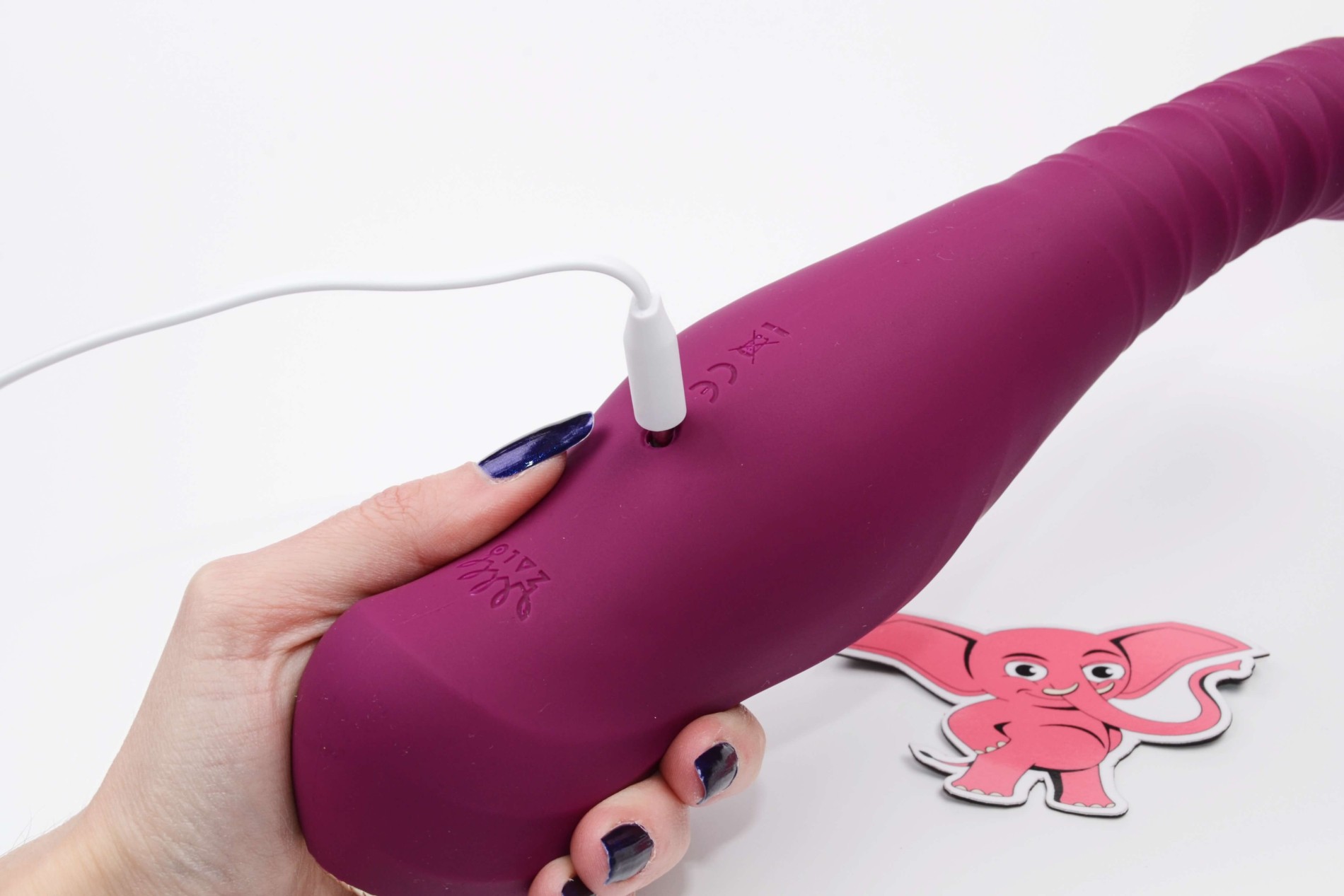 Zalo King vibrator z mobilno aplikacijo (30 cm) + darilo Naravni gel 15 ml