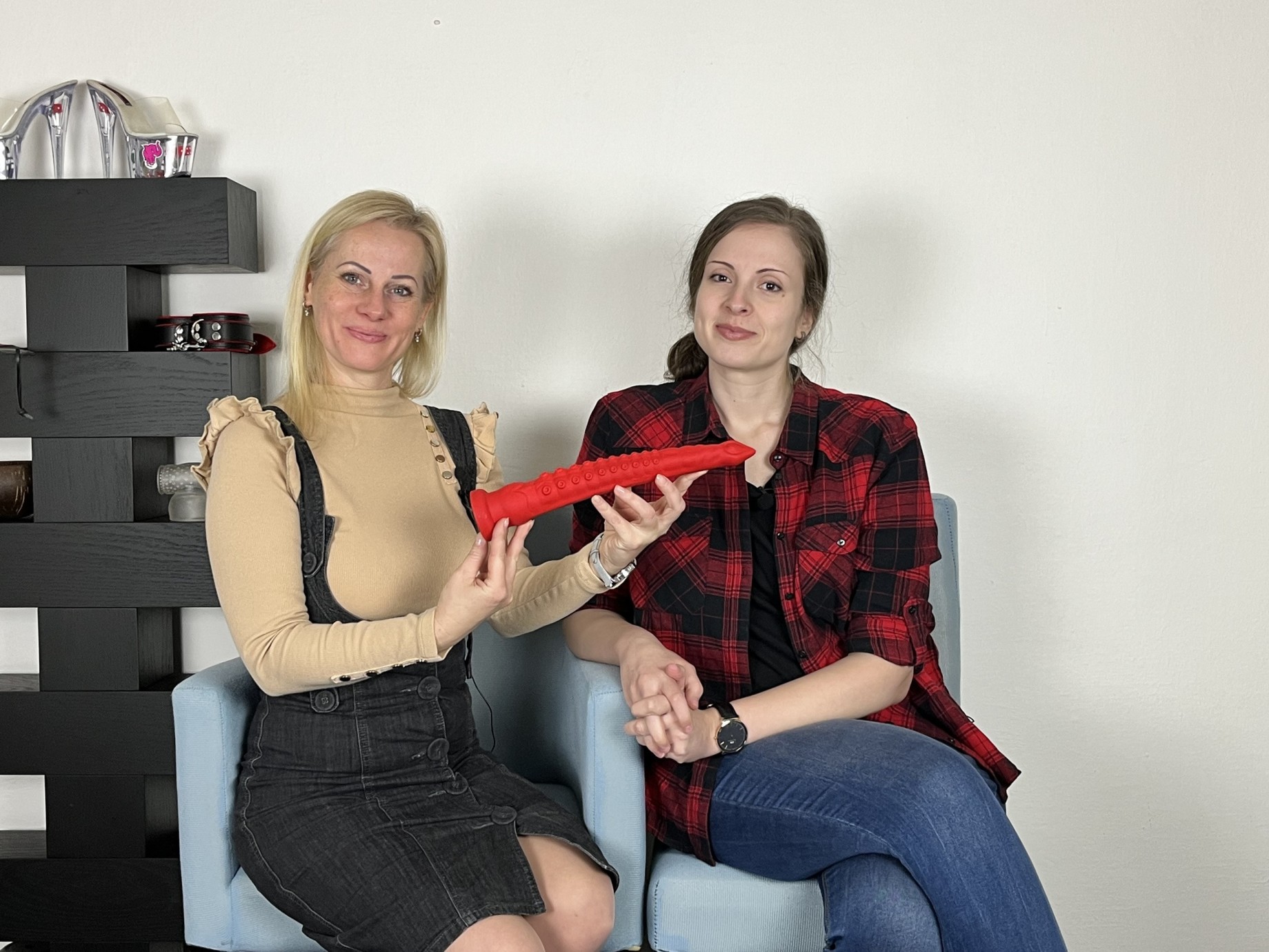 Dildo pošast s priseskom hobotnica (32 cm)