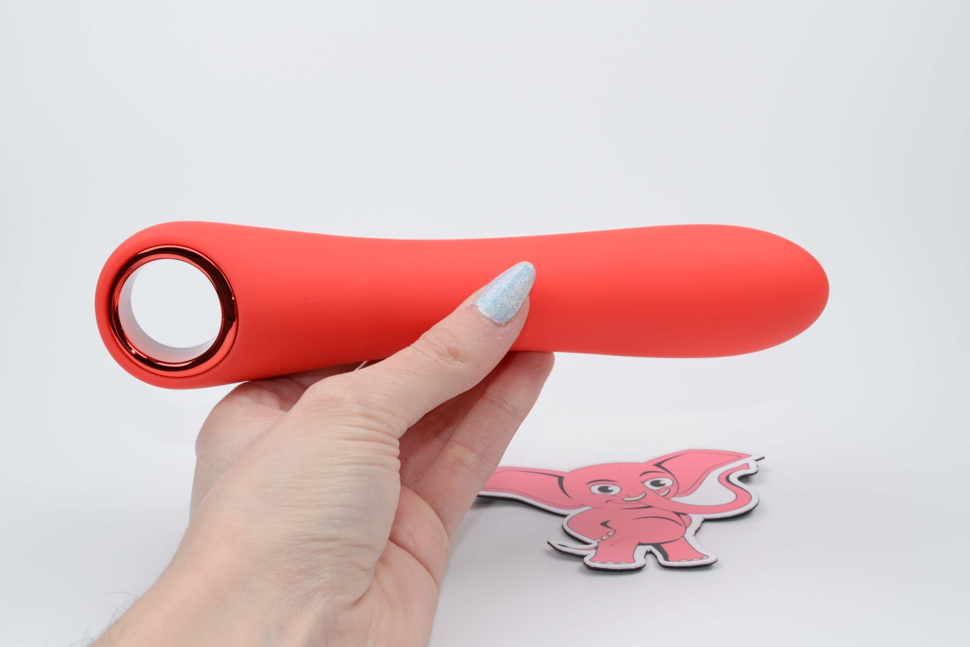 Silikonski vibrator za flavto (18 cm)
