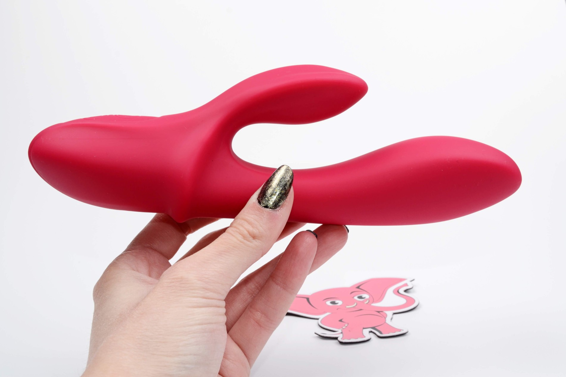 Silikonski vibrator za klitoris Bunny Duo (19,2 cm)