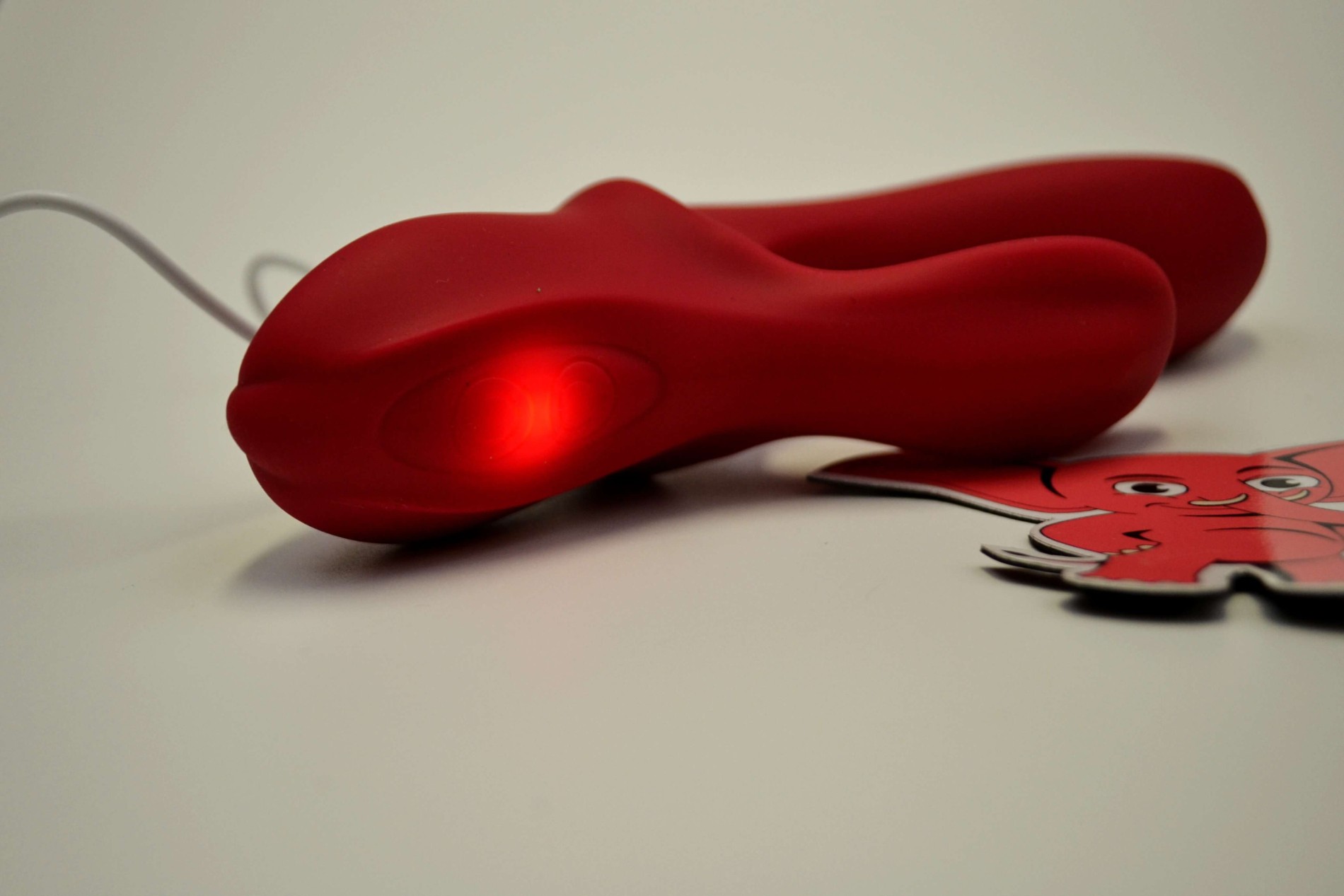 Silikonski vibrator za klitoris Bunny Duo (19,2 cm)