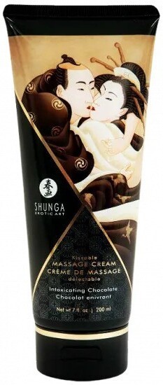 Shunga Masažna krema Intoxicating Chocolate (200 ml)