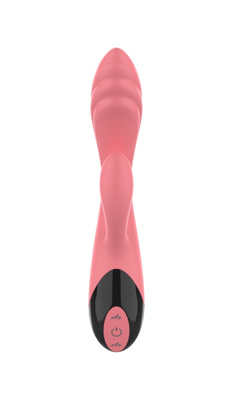 Vibrator z izboklino za klitoris Eleanor (19 cm)