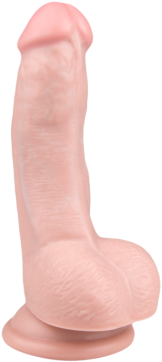 Easytoys dildo s priseskom in testisi 15 cm