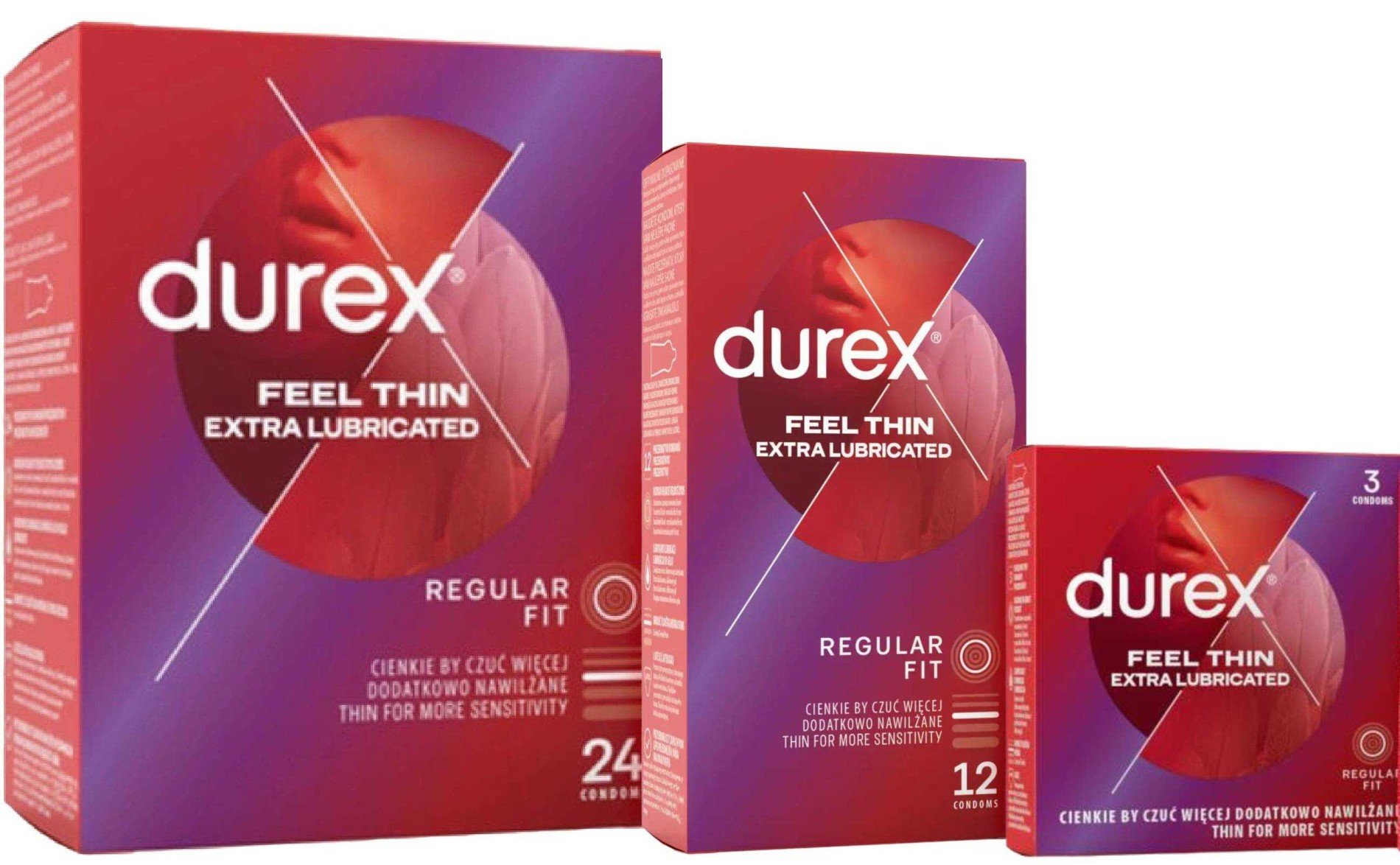 Durex Feel Thin Extra Lubricated - tanki kondomi