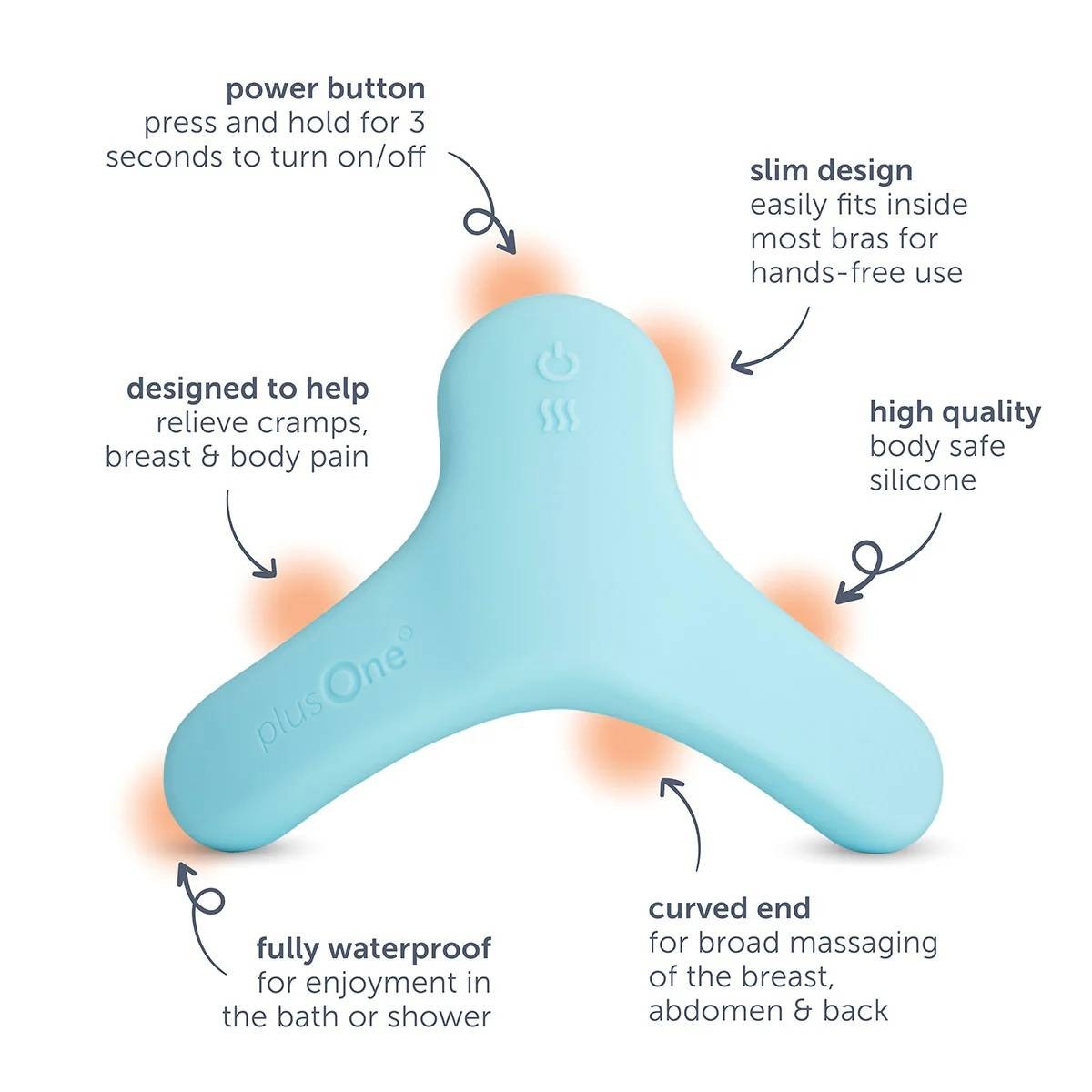 PlusOne breast & body massager