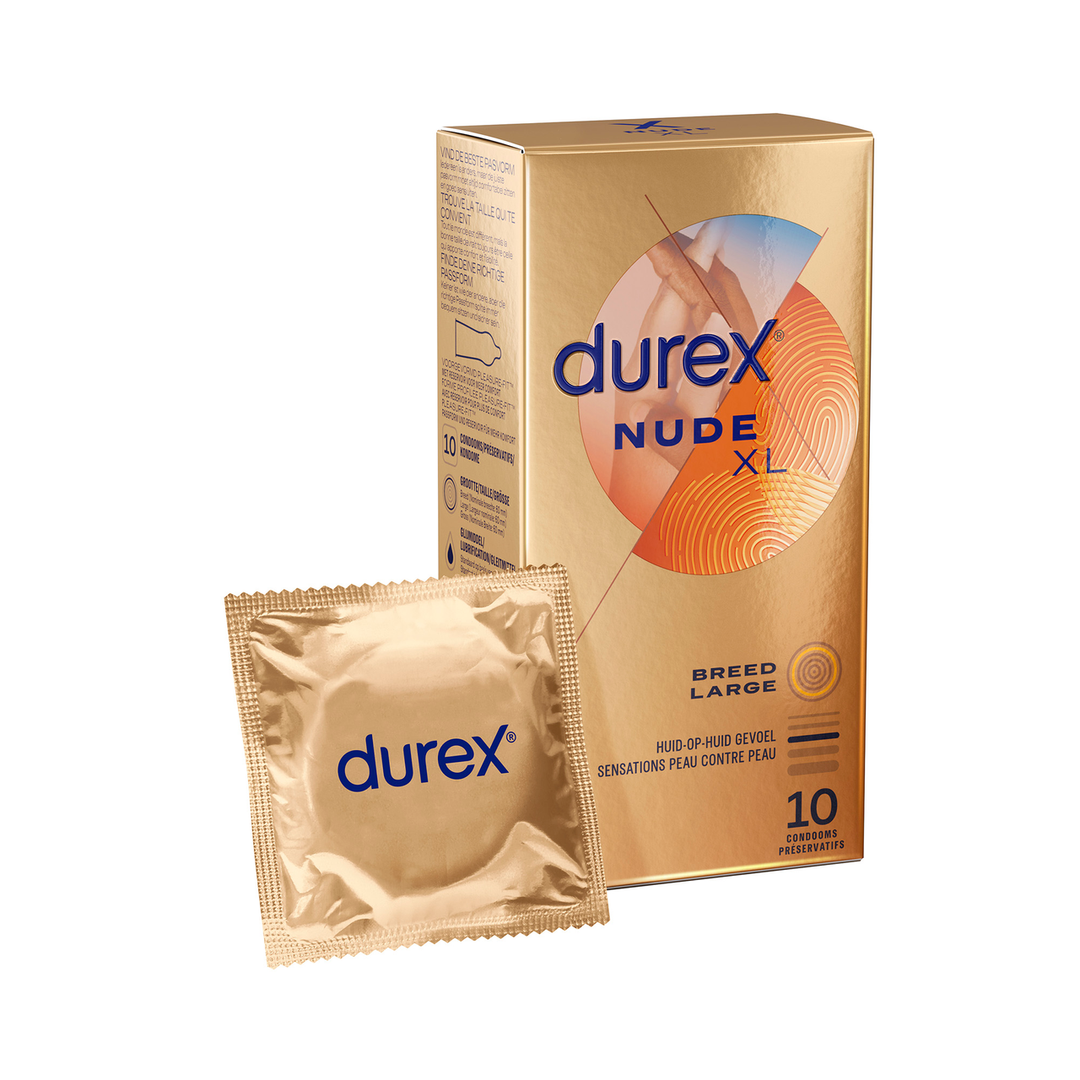 Durex Nude XL - Kondomi 10 kos
