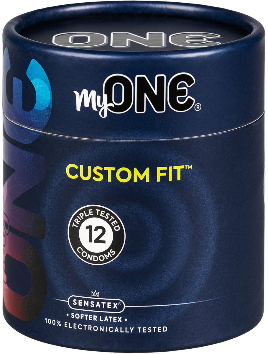 MyOne Single: Custom Fit, size 53C, 12 condoms