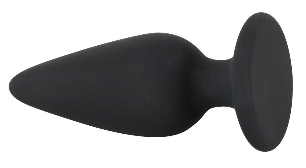 Črni analni čep Black Velvets 75g