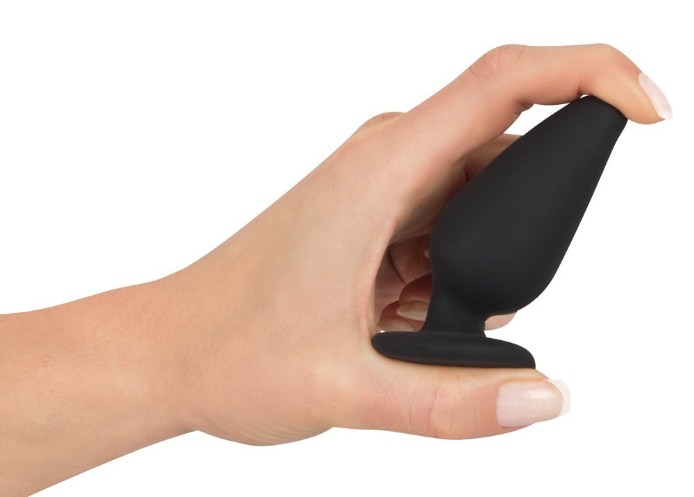Črni analni čep Black Velvets 75g