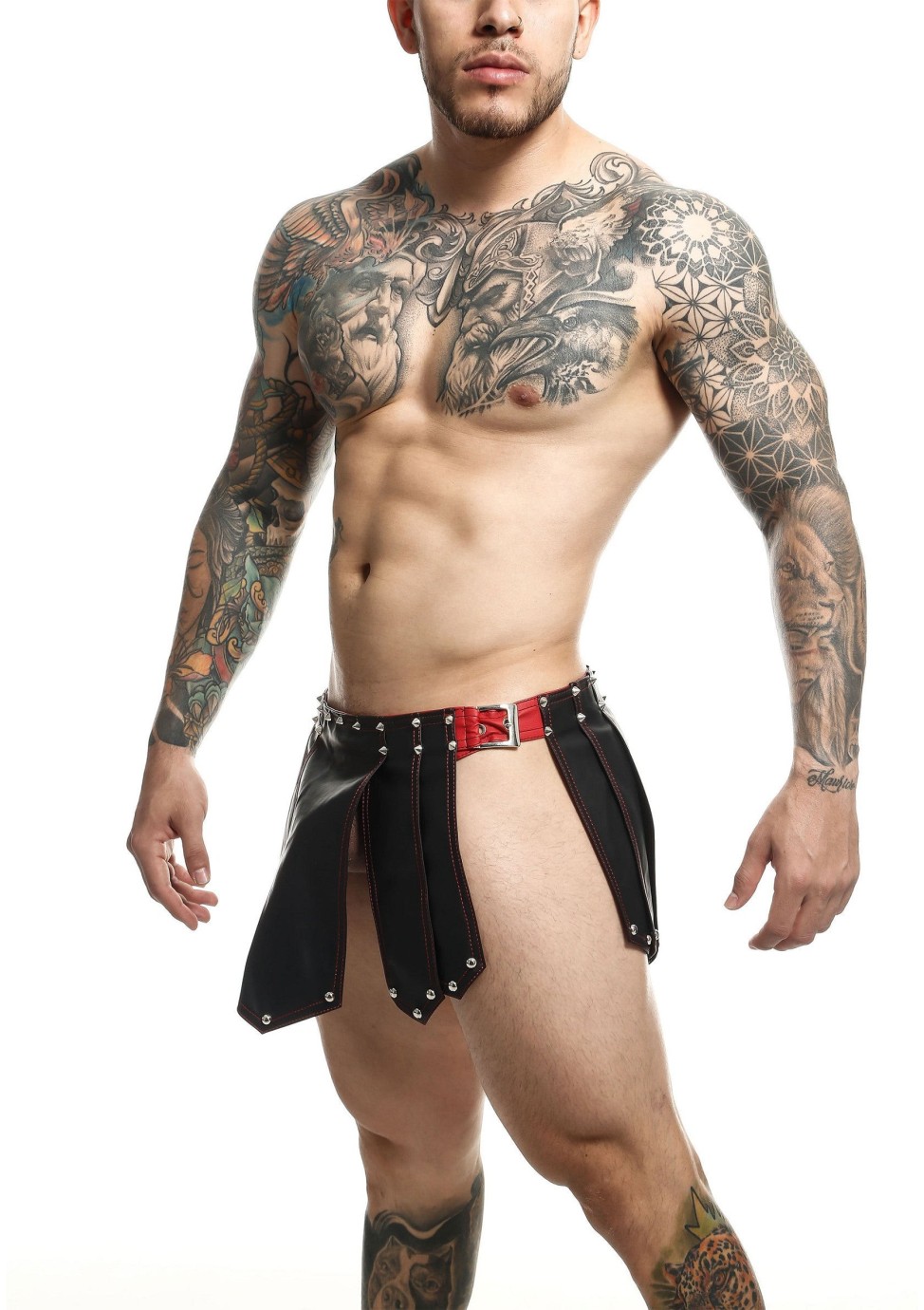 Usnjeno krilo v slogu rimskega bojevnika