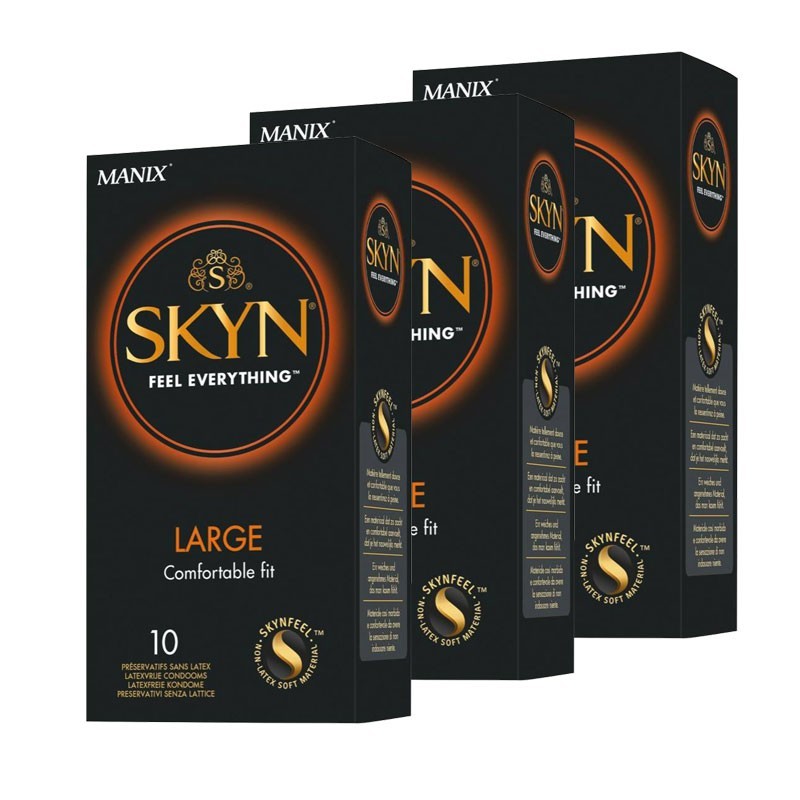 SKYN veliki - XL kondomi brez lateksa (3 kosi)