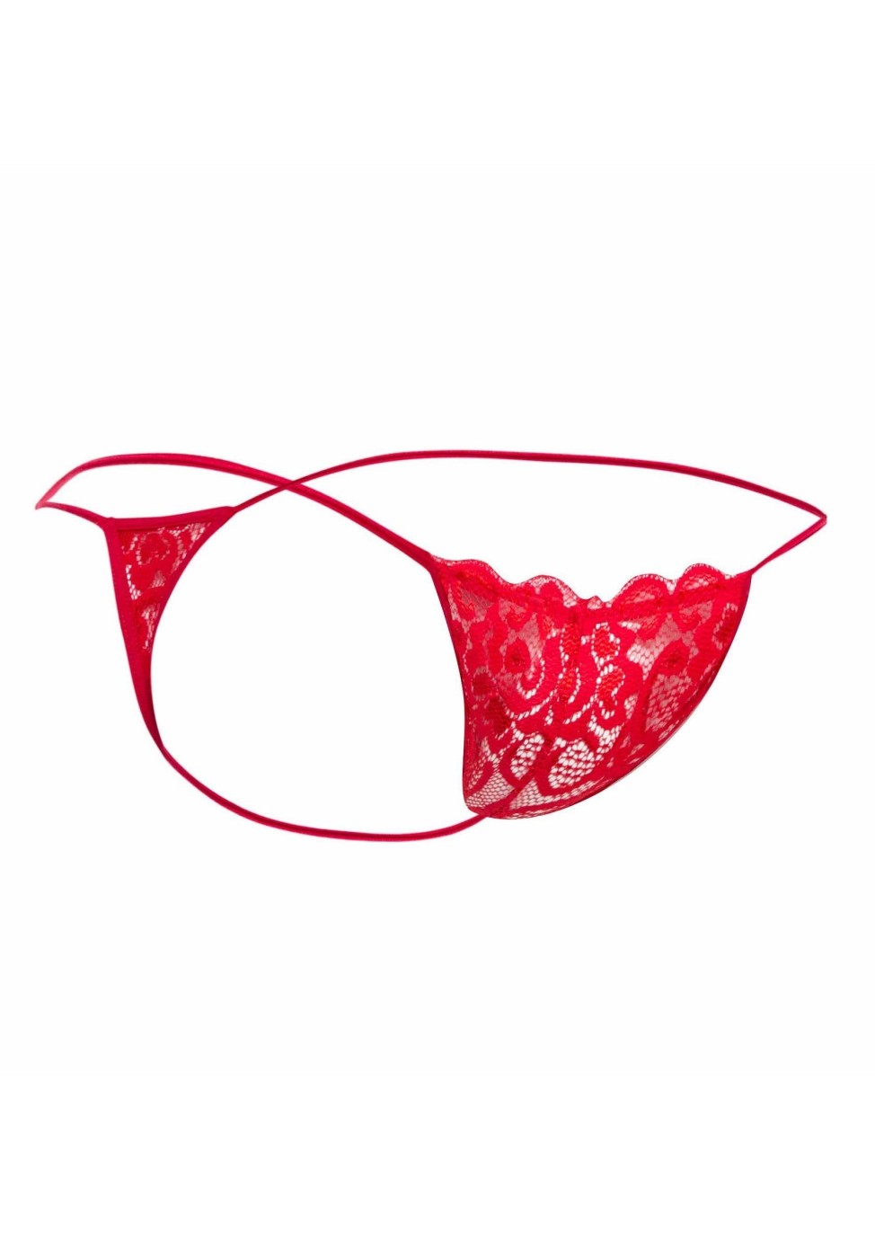 MOB Eroticwear Lace Thong Red