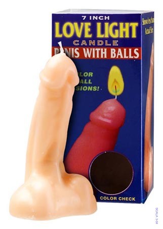 Šala. Penis sveča 18 cm