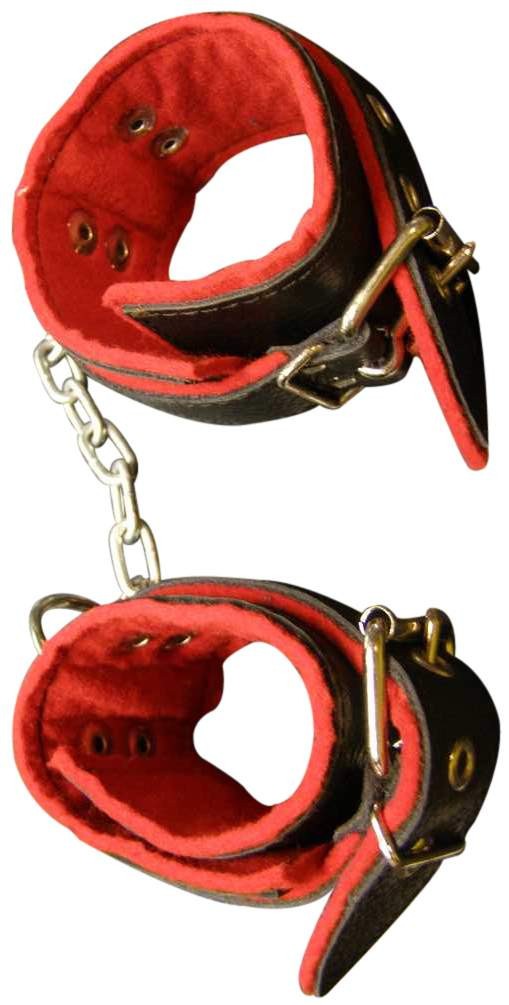 Usnjene zapestnice BlackRed