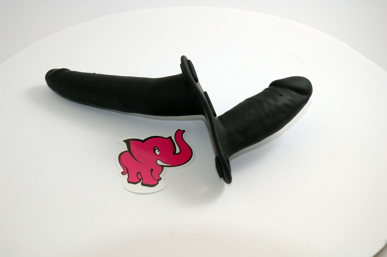 Strapon Double Black