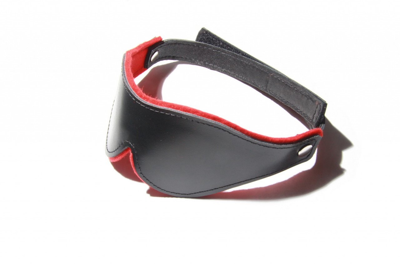 Usnjena maska za oči