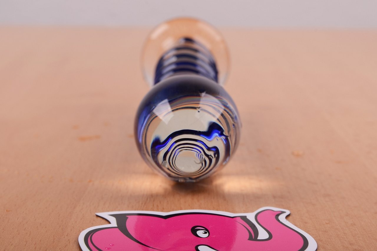Stekleni dildo Arts Clair Bleu (17 cm)