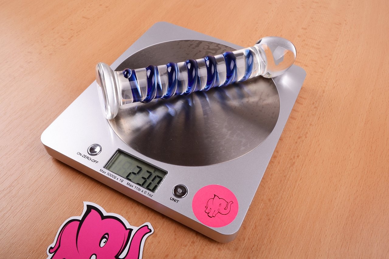 Stekleni dildo Arts Clair Bleu (17 cm)